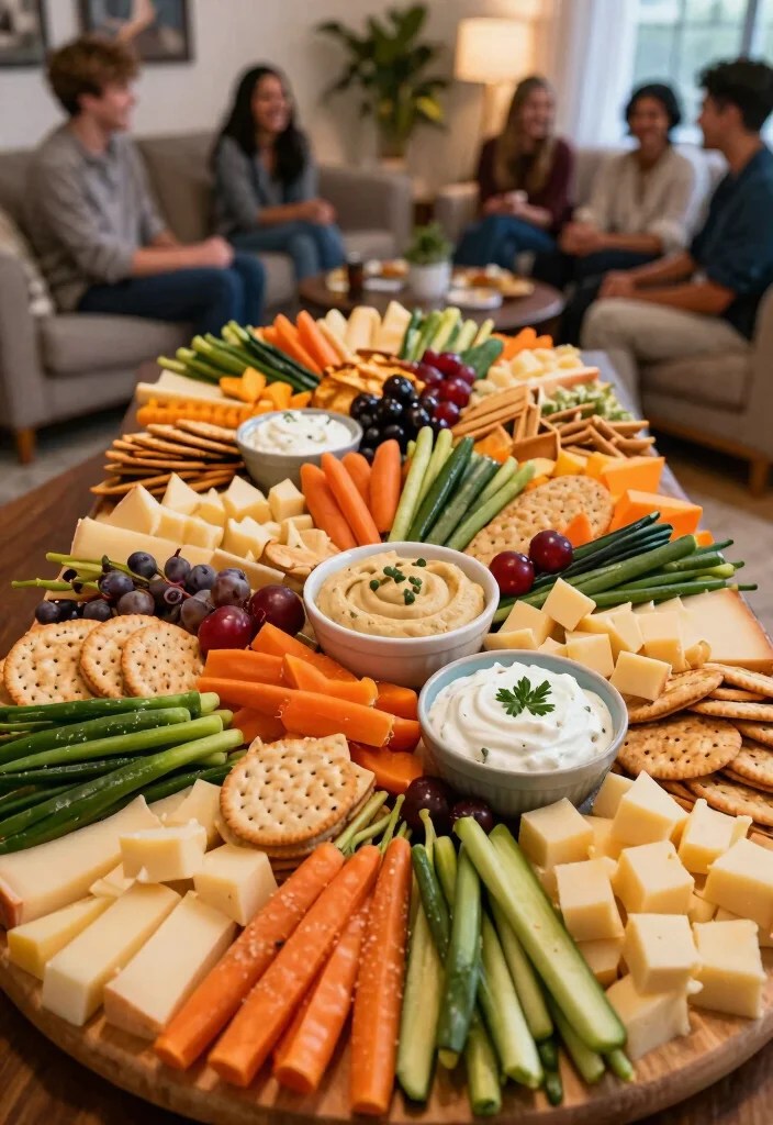 10 Budget-Friendly Super Bowl Watch Party Ideas That Will Wow Your Guests! - 2. Snack Platter Perfection 1