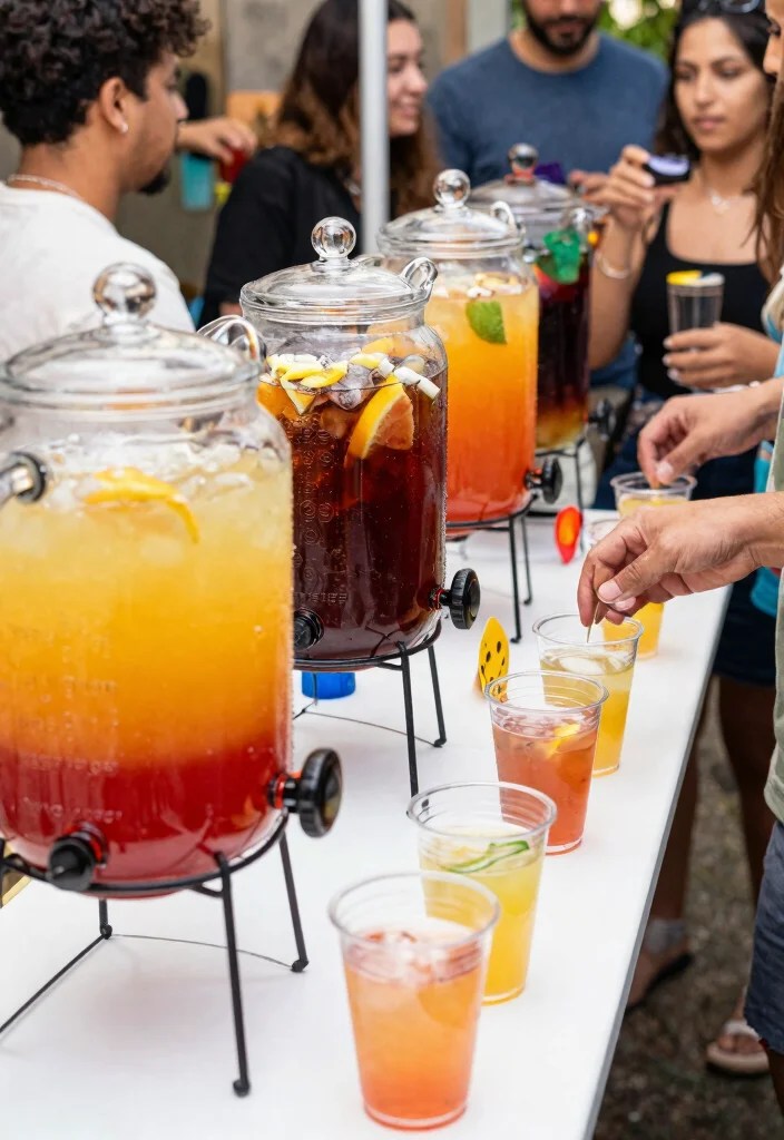 10 Budget-Friendly Super Bowl Watch Party Ideas That Will Wow Your Guests! - 3. Themed Drink Station 1