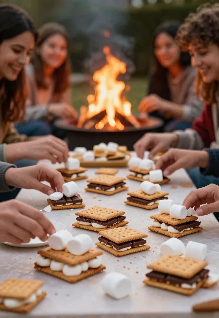 10 Budget-Friendly Super Bowl Watch Party Ideas That Will Wow Your Guests! - 7. S'mores Bar for Dessert 1