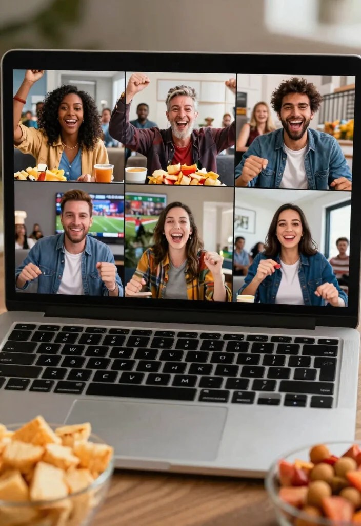 10 Budget-Friendly Super Bowl Watch Party Ideas That Will Wow Your Guests! - 9. Virtual Watch Party Option 1