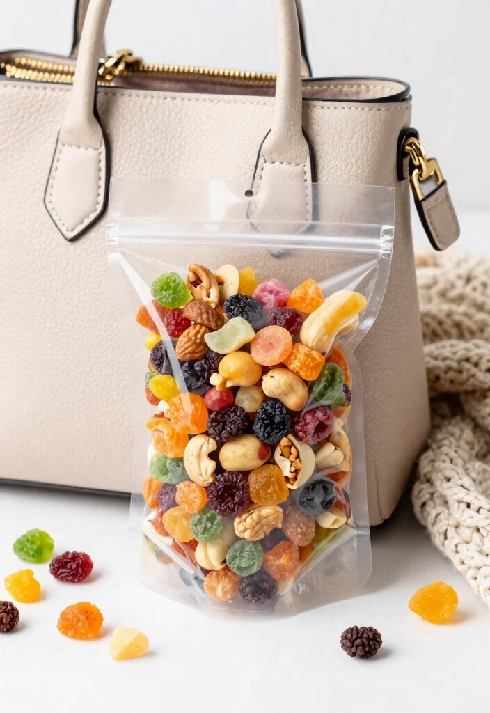 11 Daily Essentials in My Purse That Keep Me Sane (Wait Until You See #6!) - 7. Healthy Snacks 1