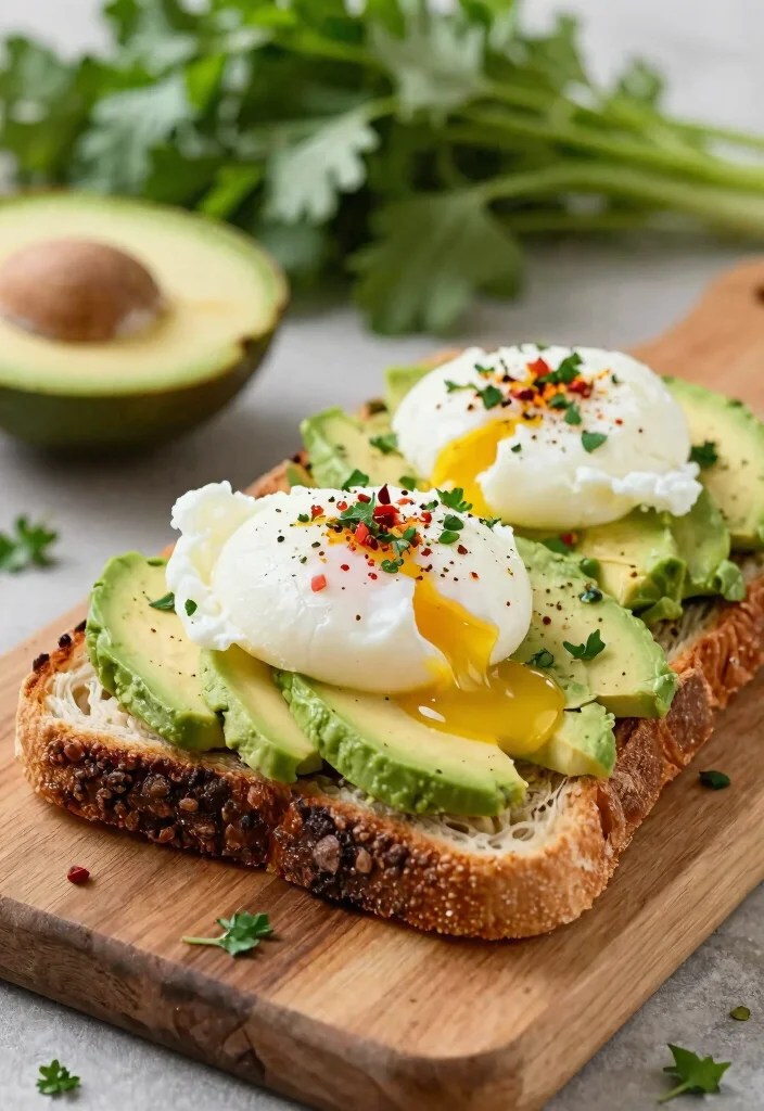 12 Healthy Gourmet Recipes That Are Delicious and Good for You (Guilt-Free Indulgence!) - 12. Avocado Toast with Poached Eggs 1