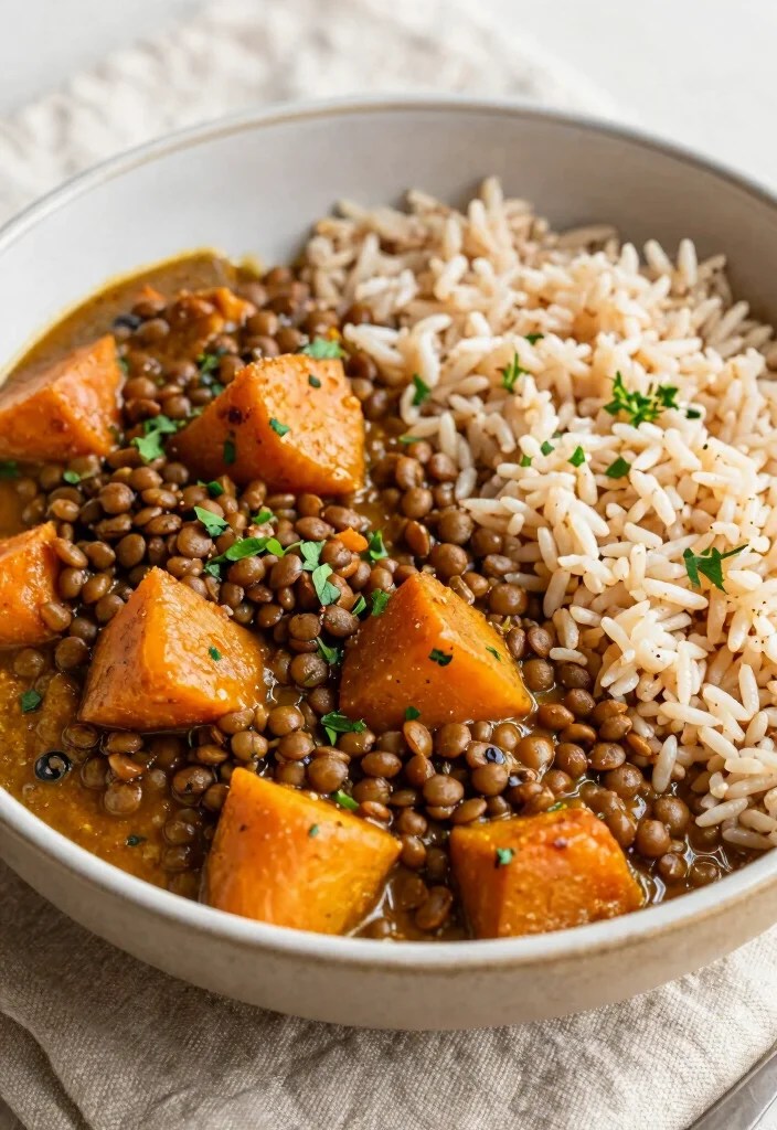 12 Healthy Gourmet Recipes That Are Delicious and Good for You (Guilt-Free Indulgence!) - 5. Lentil and Sweet Potato Curry 1