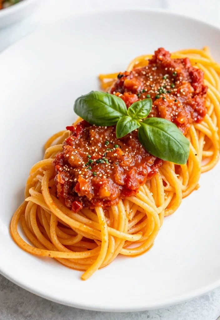 12 Healthy Gourmet Recipes That Are Delicious and Good for You (Guilt-Free Indulgence!) - 6. Spaghetti Squash with Marinara 1