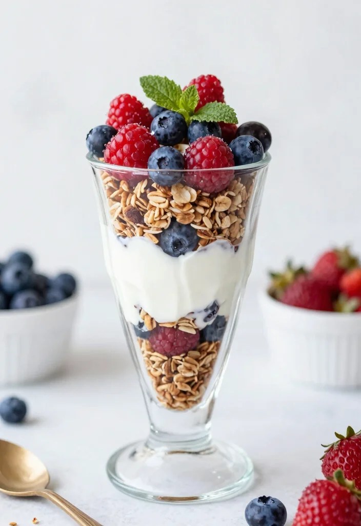 12 Healthy Gourmet Recipes That Are Delicious and Good for You (Guilt-Free Indulgence!) - 9. Greek Yogurt Parfait 1