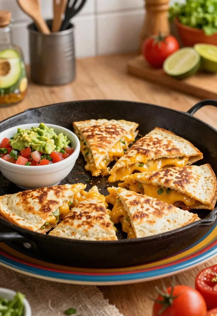 12 Kid-Approved Easy Weeknight Dinners That Will Make You a Dinner Hero! - 1. Cheesy Chicken Quesadillas 1