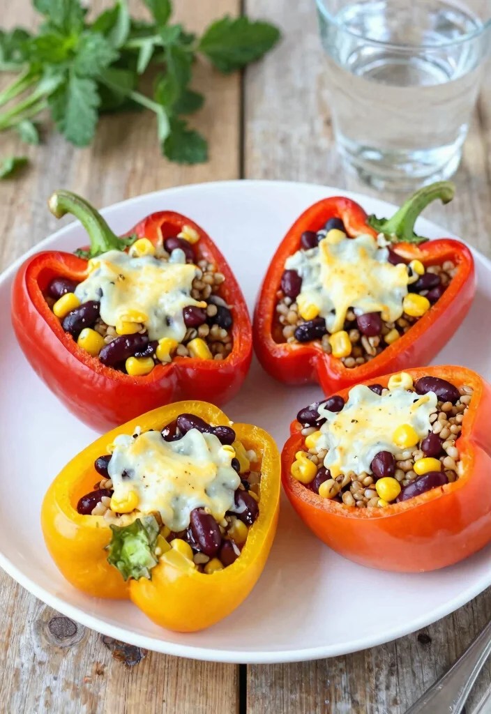 12 Kid-Approved Easy Weeknight Dinners That Will Make You a Dinner Hero! - 4. Veggie-Stuffed Bell Peppers 1