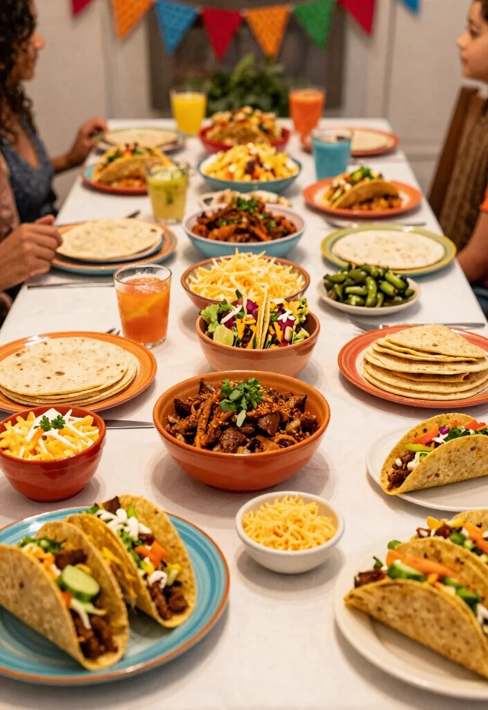 12 Kid-Approved Easy Weeknight Dinners That Will Make You a Dinner Hero! - 5. Taco Night with Homemade Fixings 1