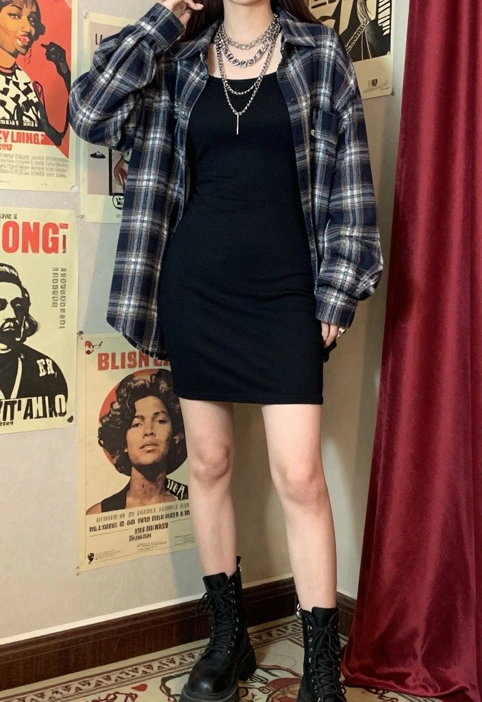 13 DIY 1980s Fashion Hacks to Revamp Your Wardrobe (Get Inspired by #2!) - 12. Grunge Meets Glam: Layered Looks 1