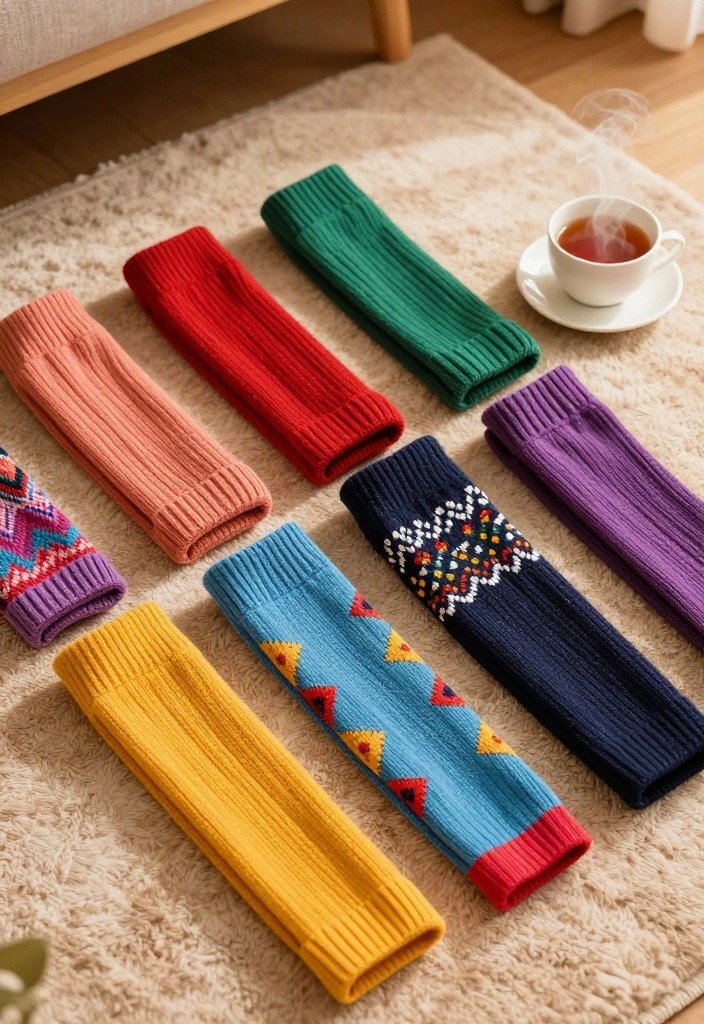 13 DIY 1980s Fashion Hacks to Revamp Your Wardrobe (Get Inspired by #2!) - 8. Colorful Tights and Leg Warmers 1