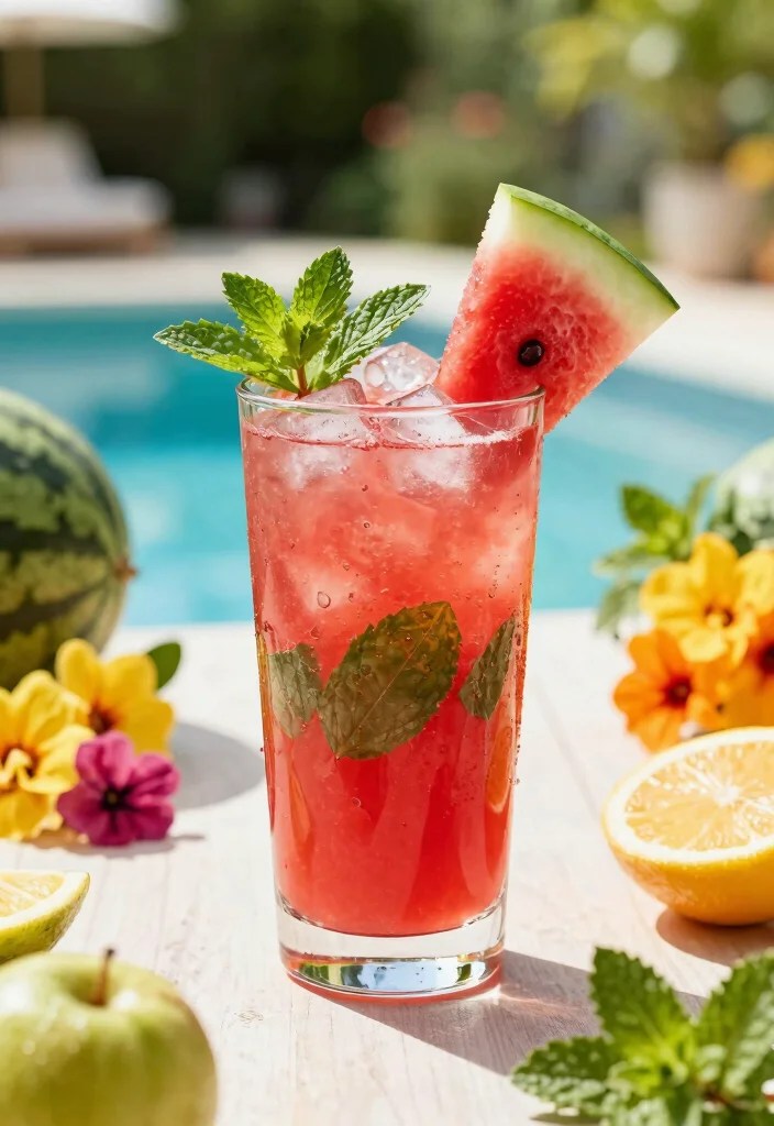 14 Craft Seasonal Cocktails You Can Make at Home (Your Friends Will Think You're a Pro!) - 4. Summer Watermelon Mojito 1