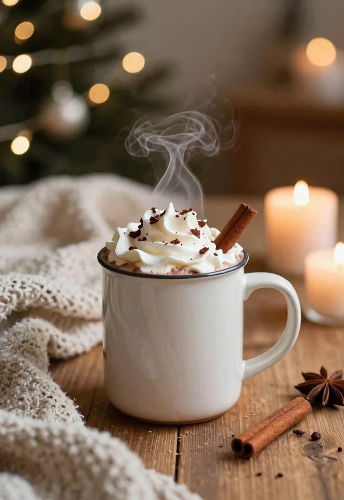 14 Craft Seasonal Cocktails You Can Make at Home (Your Friends Will Think You're a Pro!) - 9. Spiced Rum Hot Chocolate 1
