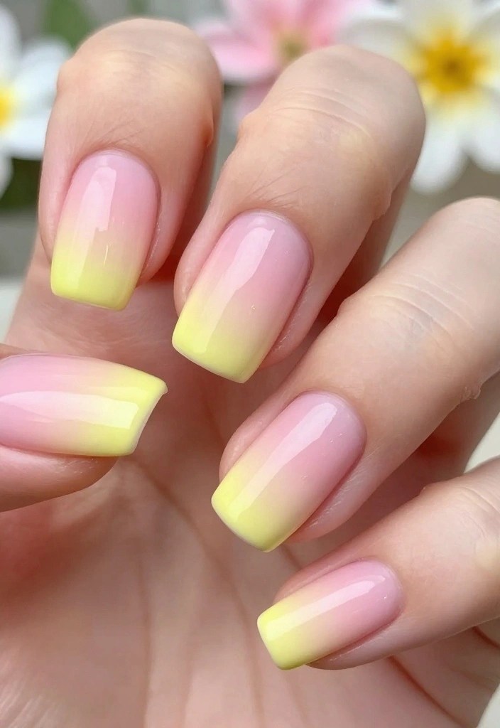 30 Colorful Nail Art Trends for Spring 2026 You Won't Want to Miss! - 3. Ombré Bliss 1