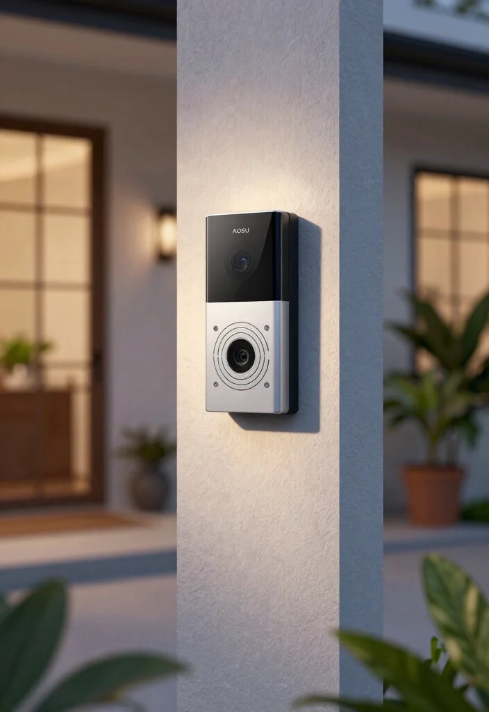 9 Affordable Doorbell Cameras for 2026: Secure Your Home Without Breaking the Bank! - 9. AOSU Wireless Video Doorbell 1