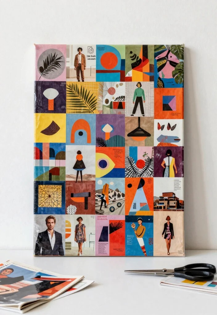DIY Wall Decor on a Budget: How to Create Art That Speaks to You - 1. Recycled Art from Old Magazines 1