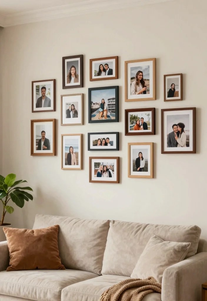 DIY Wall Decor on a Budget: How to Create Art That Speaks to You - 2. DIY Gallery Wall with Personal Photos 1