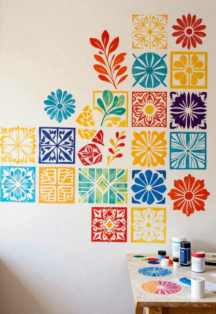DIY Wall Decor on a Budget: How to Create Art That Speaks to You - 7. Stenciled Wall Art 1