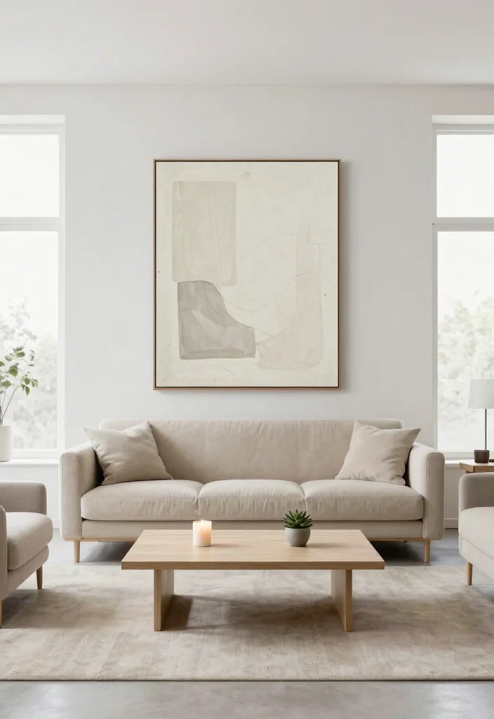 How to Design a Zen Living Room: Peaceful Decor Ideas That Inspire Calm - 3. Minimalistic Decor 1