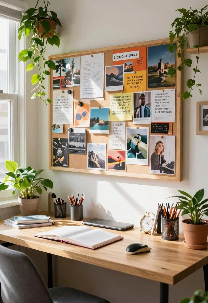 Step By Step: How to Create a Vision Board That Actually Works - 7. Placing Your Vision Board 1